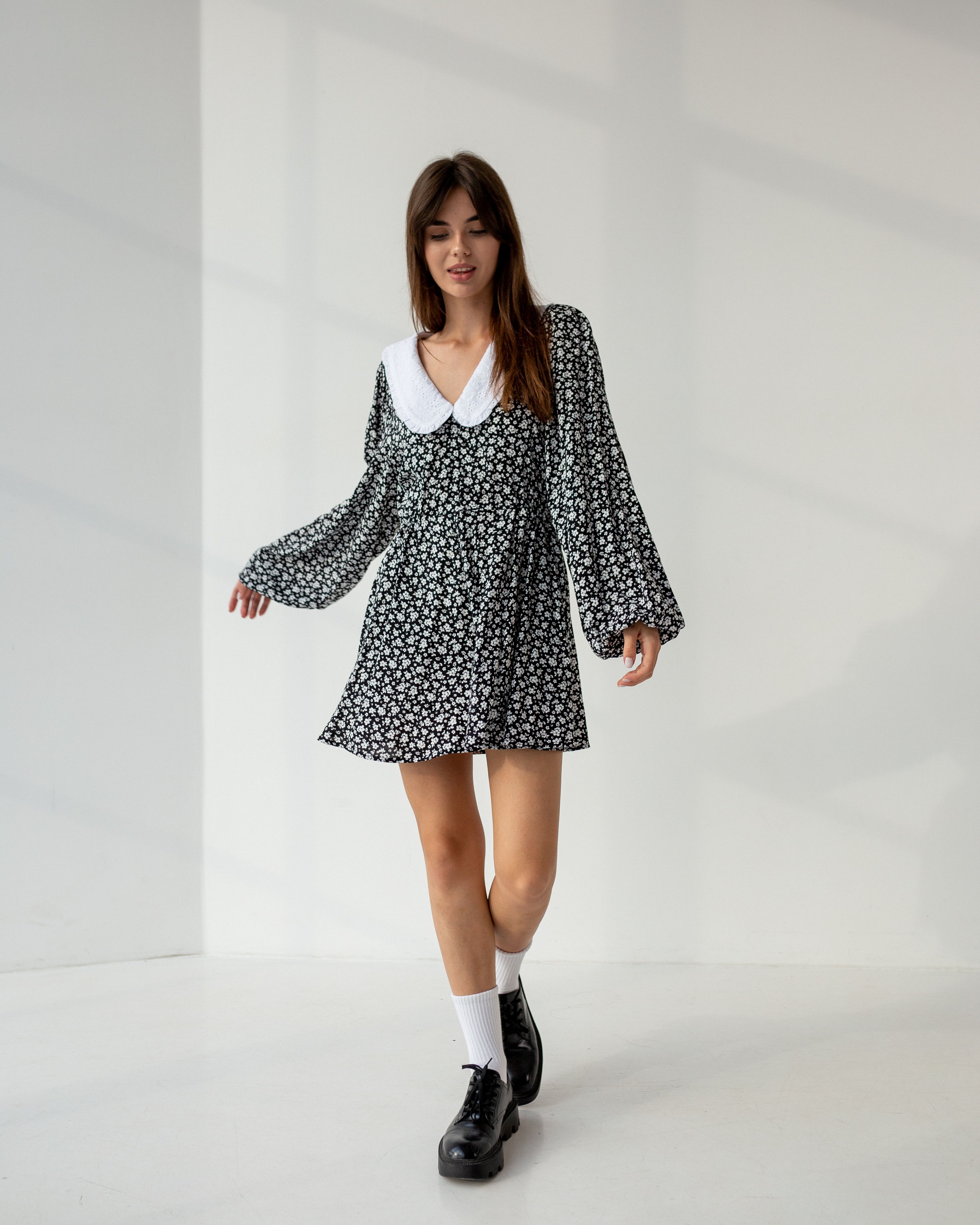 Комбінезон з довгим рукавом чорний